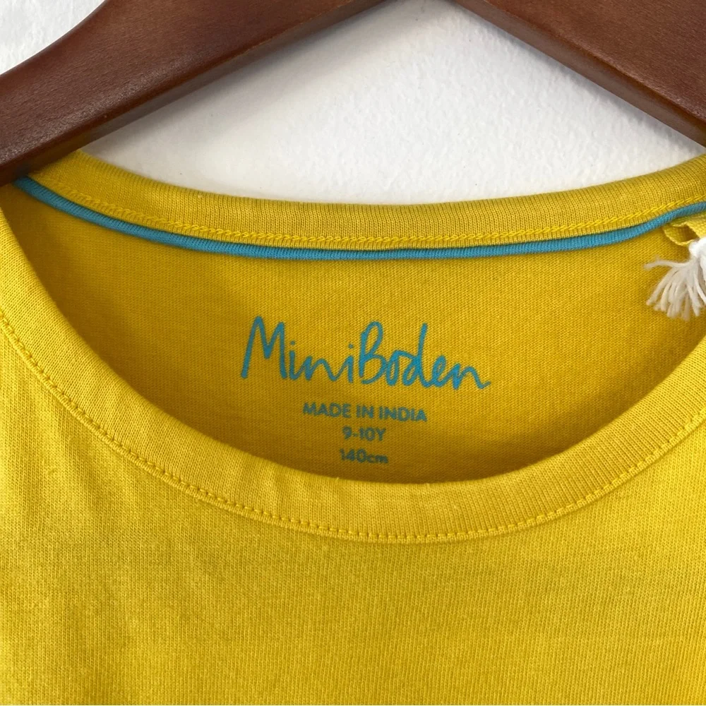 Mini Boden Cute Colorful Spring Ice Cream Applique Girls Shirt 9-10yo - Picture 2 of 3